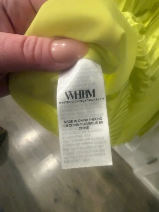 White House Black Market Pleated One-Shoulder Dress – Size 4 - Picture 5 of 7